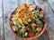 Rainbow Bowl: Kale salad