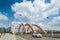 Rainbow bridge traffic scene