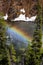 Rainbow at the Brink of the Upper Falls on the Yellowstone River