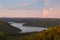 Rainbow at Broken Bow Lake