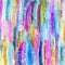 Rainbow bubbles in the fairy garden abstract art