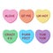 Rainbow Candy Hearts Collection