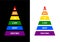 Rainbow Christmas tree, LGBT pride, gay, LGBTQ, vector Xmas card