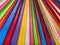 Rainbow cloth roof. Abstract image of tent roof fabricated from multicolored fabric. Colorful fabric in the festival. Multicolored