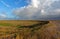 Rainbow on the coast of the bay of Somme