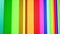 Rainbow color flamboyant lines 3d animation