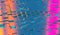 Rainbow colored anodized metal geometrical structures background