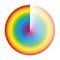 Rainbow Colored Buffering Circle