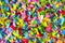 Rainbow Colored Confetti Abstract Background Texture