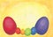 Rainbow Colored Easter Eggs 2017