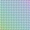 Rainbow colored hologram sticker