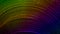 Rainbow colored liquid soap and swirl pattern on dark background