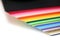 Rainbow colored paper