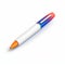 Rainbow Colored Pen With Streamlined Design And Luminous Quality