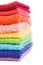 Rainbow Colored Towels