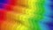 Rainbow colored wavy background loop wide shot