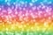Rainbow colorful background with natural bokeh defocused lights