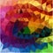 Rainbow colors abstract triangles background