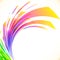 Rainbow colors abstract vector shining background