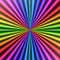 Rainbow colors spread out shiny 3d background illustrartion