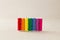 Rainbow coloured thread