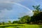 Rainbow in Costa Rican Rainforest