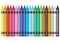 Rainbow crayon