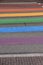 Rainbow crosswalk in the city Utrecht.