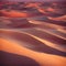 The Rainbow Desert, where sand dunes glow with every color of the spectrum, creating a vibrant spectacle