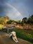 Rainbow and Dog @ West Epping Park Sydney Australia
