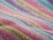 Rainbow Fabric Sparkle Stripes Close Up