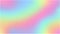 Rainbow fantasy background. Holographic illustration in pastel colors. Cute cartoon girly background. Bright