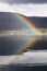 Rainbow in the fjord