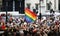 Rainbow flag, Gay Pride, London