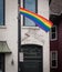 Rainbow flag in historic Buffalo NY neighborhood to celebrate Pride