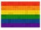 Rainbow Flag LGBTQ in Lego Blocks