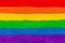 Rainbow flag. LGBTQIA culture concept, sexuality rights. Wash drawing. LGBT symbol of the sexual minority community. Abstract