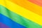 Rainbow flag, symbol of LGBT pride month celebrate annual in June social of gay, lesbian, bisexual, transgender.