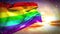 Rainbow flag Video