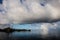 Rainbow Forms Near Limestone Islands in Raja Ampat