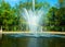 Rainbow Fountain in City Park, Brussels