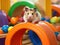 Rainbow Fur Adventure: Hamster\\\'s Colorful Indoor Playground