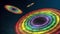 Rainbow galaxy glitter 4k