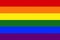 Rainbow gay flag flat background symbol of LGBT