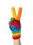 Rainbow Gloves