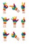 Rainbow Gloves Gesturing