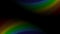 Rainbow gradient on black background. Color rainbow abstract mesh. Colorful bright soft design. Vibrant smooth blur