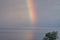 Rainbow on the Gulf of Tigullio - Ligurian Sea - Chiavari - Italy
