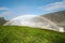 Rainbow on Gulfoss waterfall