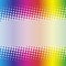 Rainbow halftone banner design